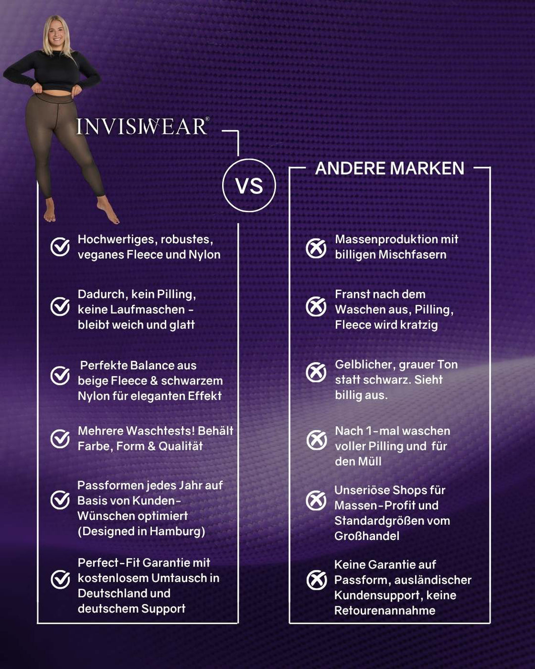 InvisiTights™ | gefütterte Leggings (2025 Version)