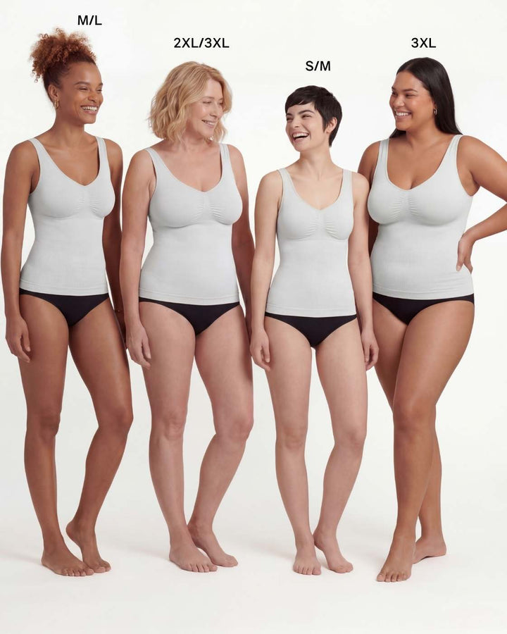 PREMIUM InvisiShape - Shaping Top mit Raffung - 3er Set