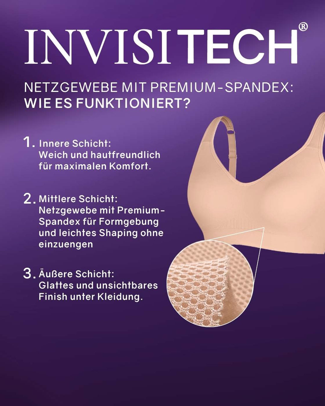 InvisiBra "Soft" 2.0 & Shaping Shorts "Soft" - BH und Shorts - 6er Set
