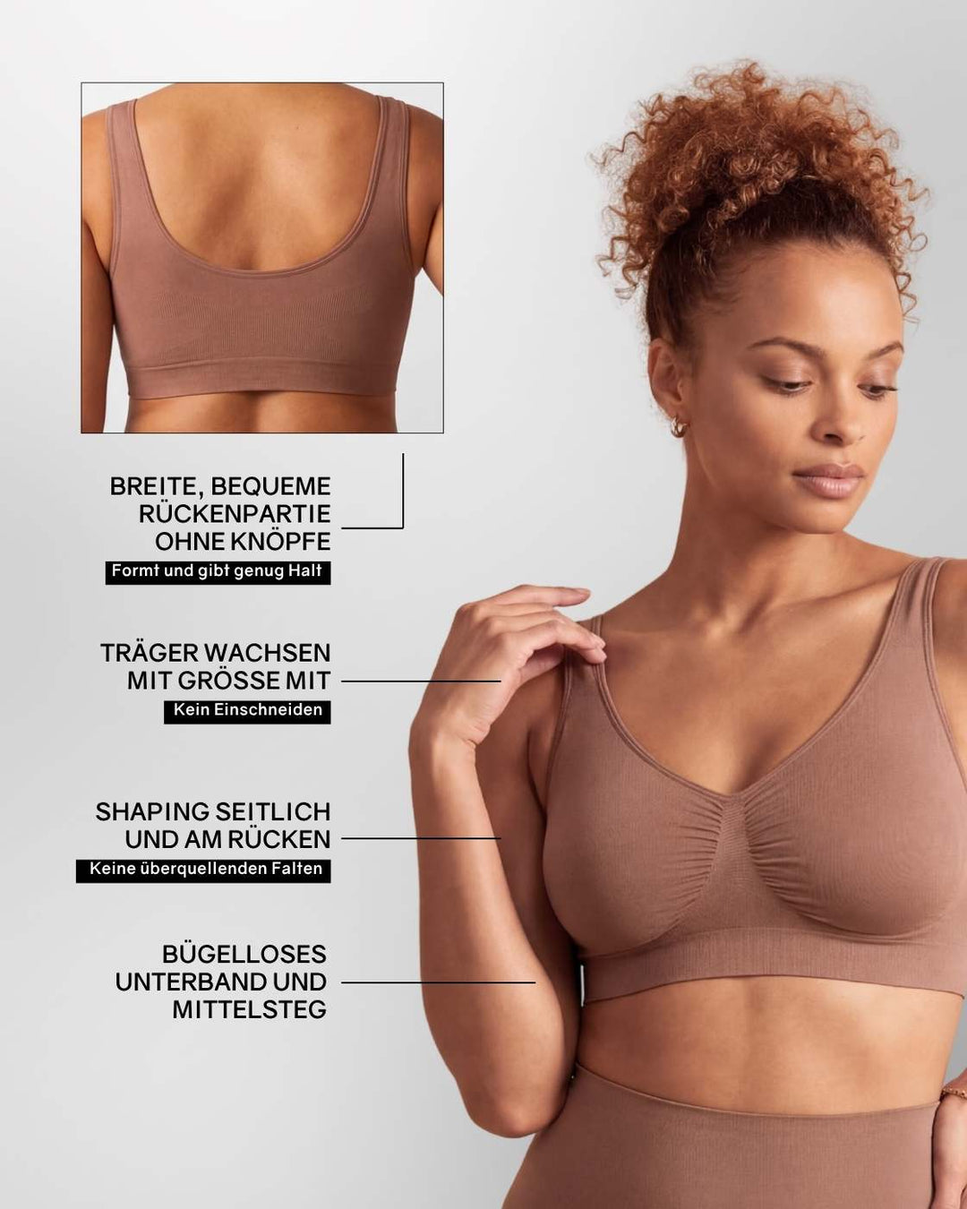 PREMIUM - InvisiBra "Soft" 1.0 & 2.0 - 5er Set