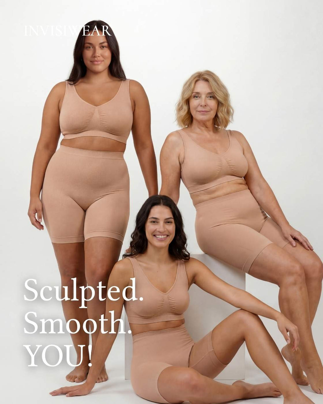 PREMIUM InvisiShape - Shaping Shorts "Soft" - 3er Set